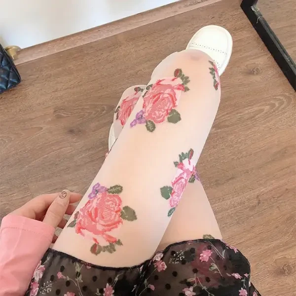 Handmade Embroidery Women's Socks
