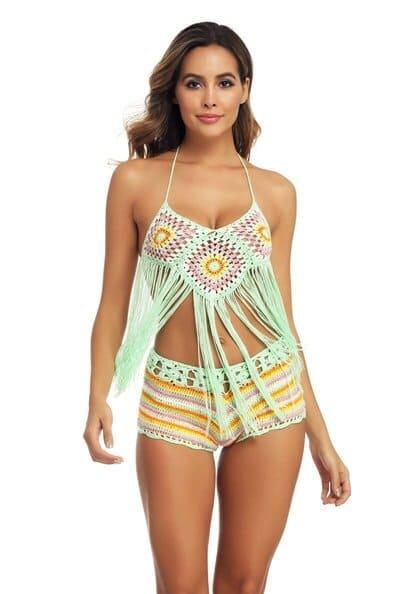 Handmade color bikini