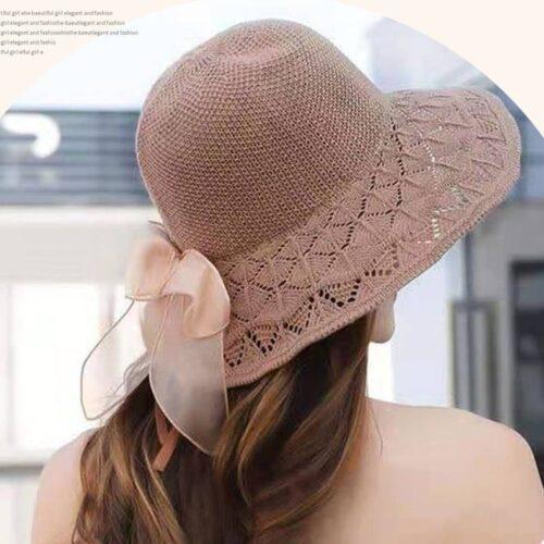 Women's Crochet Hollow Woven Straw Hat