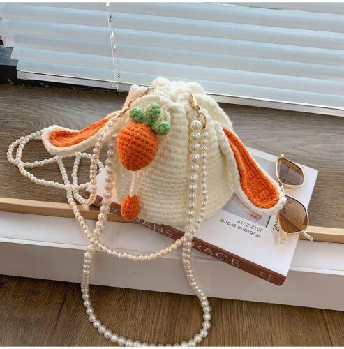 Strawberry Rabbit Shoulder Bag