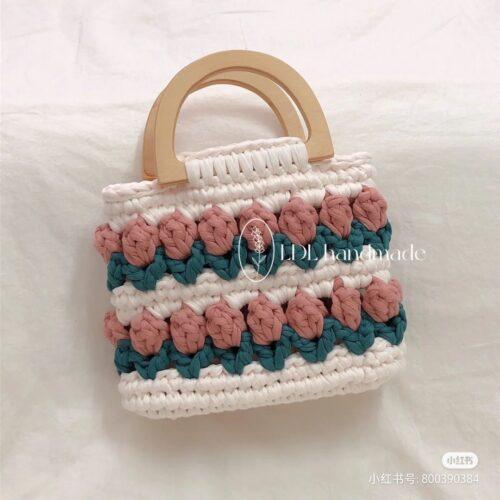 Tulip Crochet Handbag